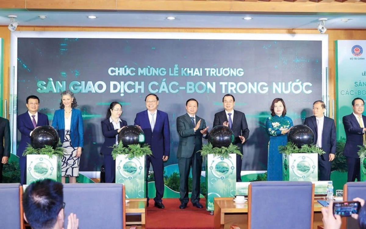 Thị trường các-bon vận hành: Thêm “mảnh ghép” cho hệ sinh thái tài chính xanh
