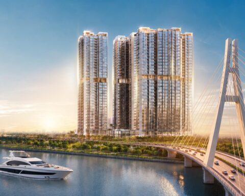 Alluvia Sunshine Marina của Sunshine Group sắp trình làng tổ hợp căn hộ đầu tiên giữa thành phố khoáng nóng ven sông Hồng