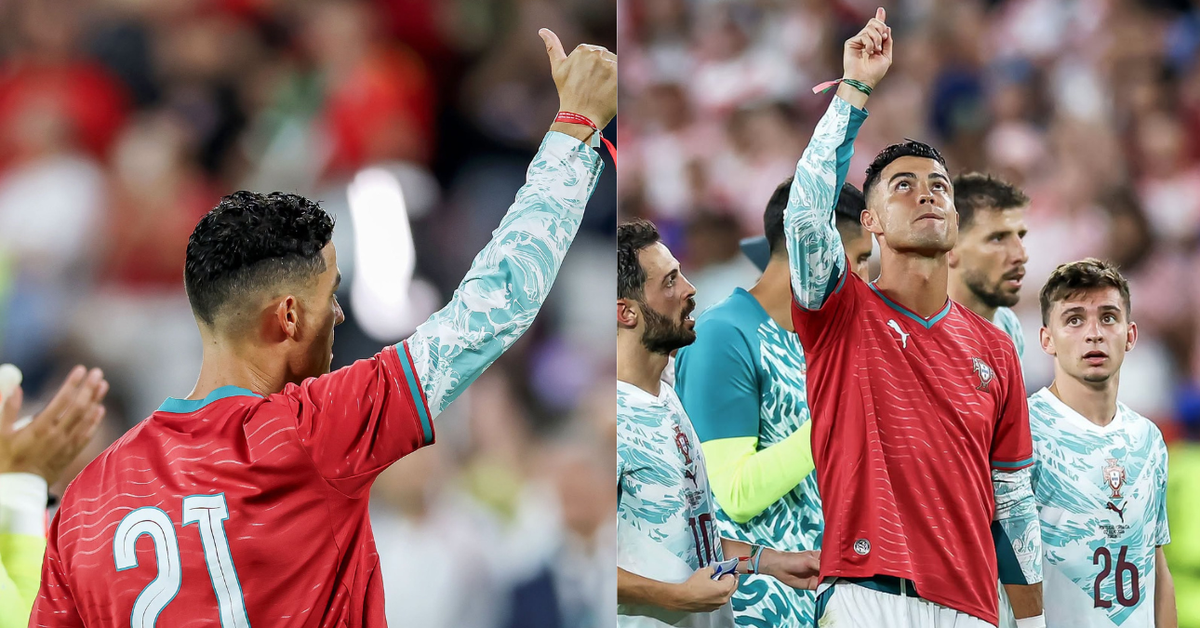 Xúc động: Ronaldo mặc áo của Diogo Jota ăn mừng chiến thắng, tròn 1 năm cầu thủ Bồ Đào Nha qua đời thương tâm