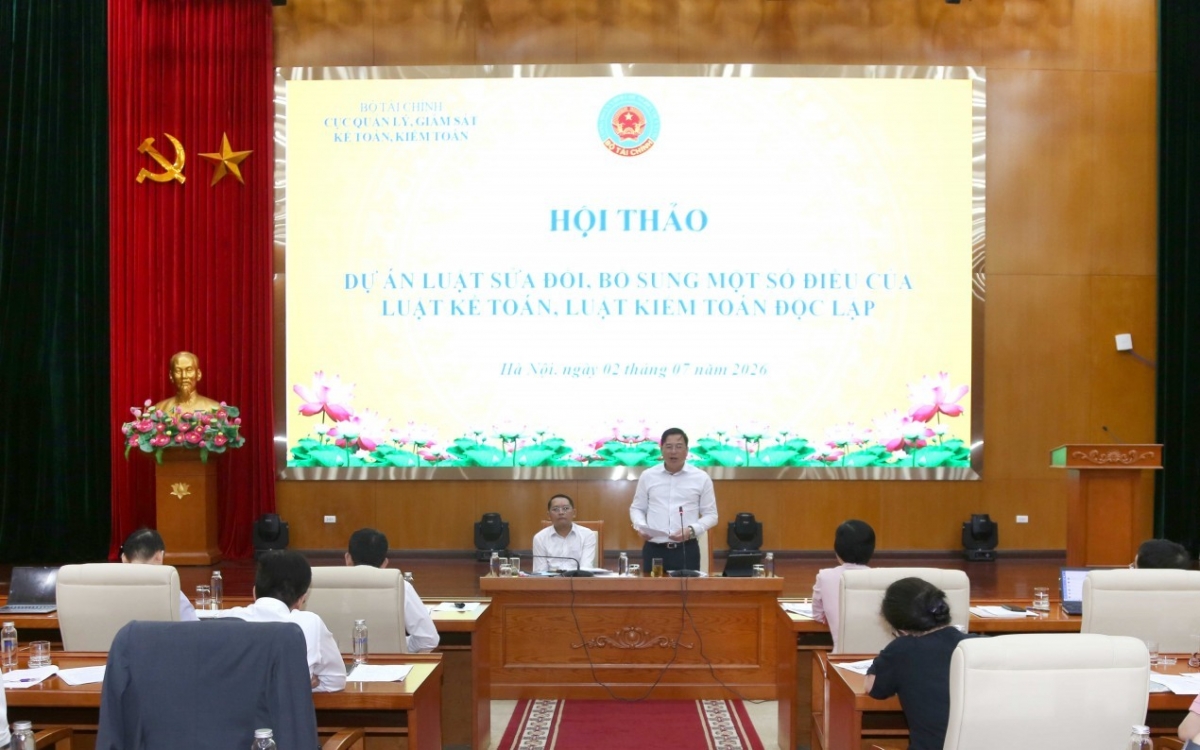 Bộ Tài chính lấy ý kiến xây dựng dự thảo Luật sửa đổi, bổ sung Luật Kế toán và Luật Kiểm toán độc lập