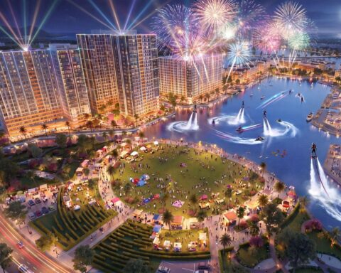 Sân khấu mặt nước 7,3ha tại Festival Island: Động lực mới cho kinh tế đêm Nha Trang