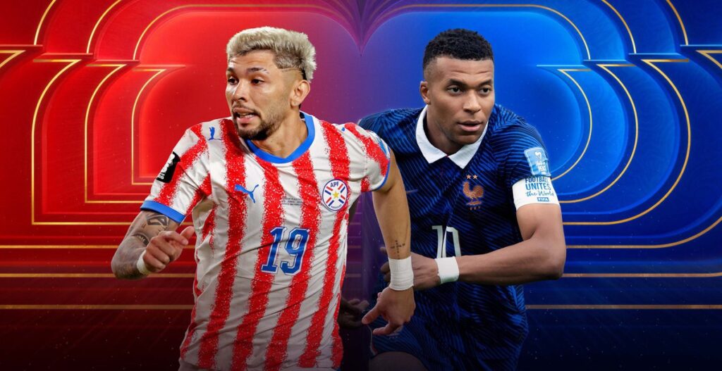 Diễn biến Paraguay vs Pháp: Pháp dâng cao tấn công nhưng chưa có cơ hội ghi bàn