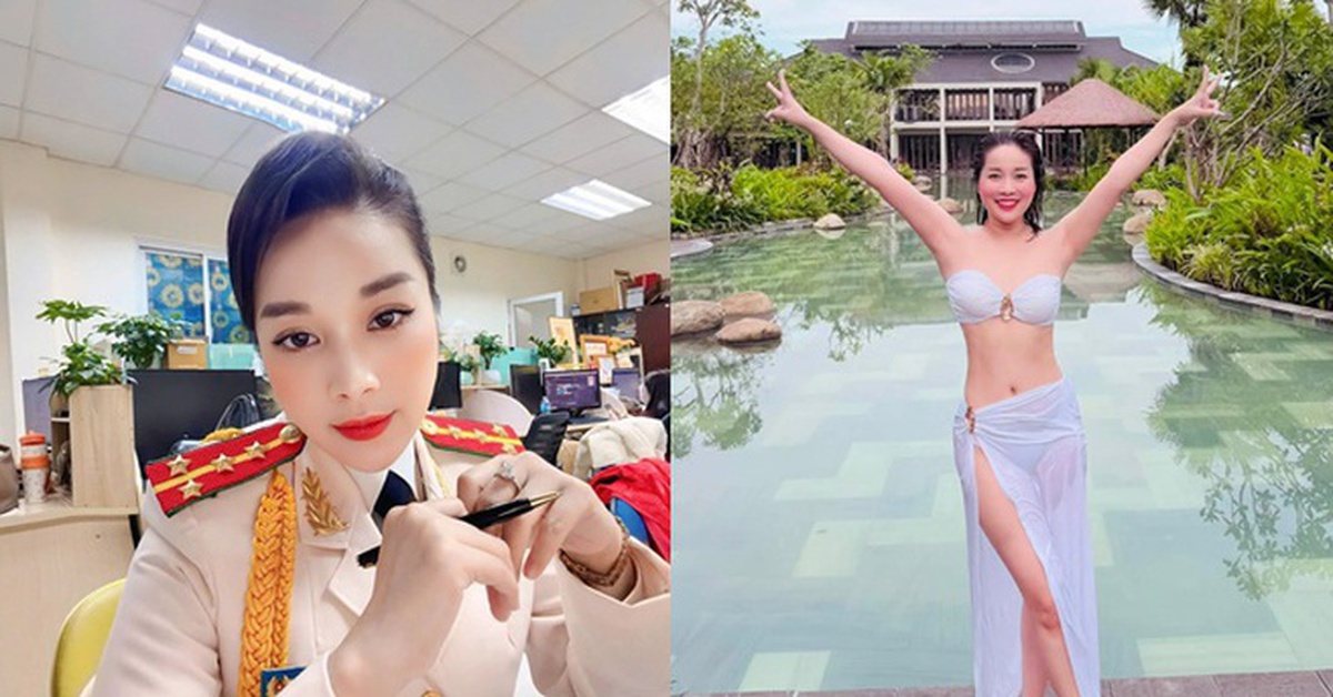 Nàng “Vàng Anh” đình đám 40 tuổi thành đại úy công an, ngày càng đẹp gợi cảm, mạnh mẽ vượt biến cố