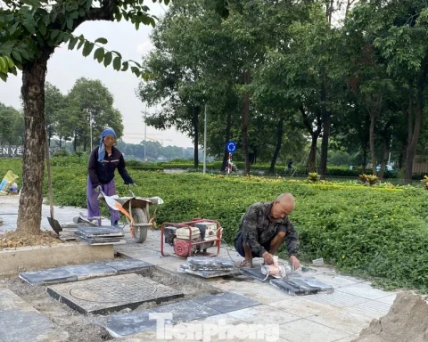 Hà Nội: Vì sao vỉa hè vừa làm xong lại đào lên lắp cống?