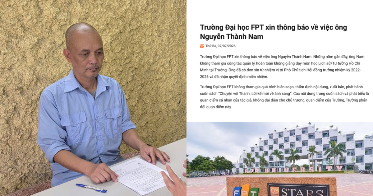 Trường Đại học FPT lên tiếng sau khi ông Nguyễn Thành Nam bị bắt tạm giam