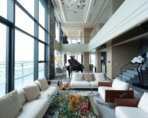 Giữa tầng không Ciputra, Sunshine Group kiến tạo “dinh thự” hàng hiệu hàng trăm m2 cho gia đình đa thế hệ ra sao?