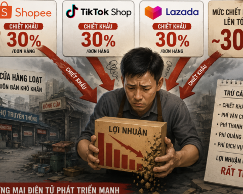 Rời mặt bằng 70 triệu/tháng để lên sàn TMĐT, chủ shop cay đắng: Bán càng nhiều càng lỗ, có người phải ‘nộp tô’ 400 triệu đồng/mùa Tết
