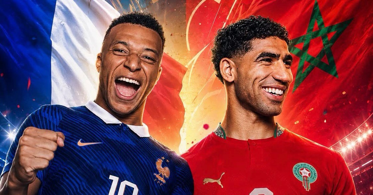 3h00 ngày 10/7, Pháp đấu Maroc mở màn tứ kết World Cup: Mbappe sẽ vượt chông gai?