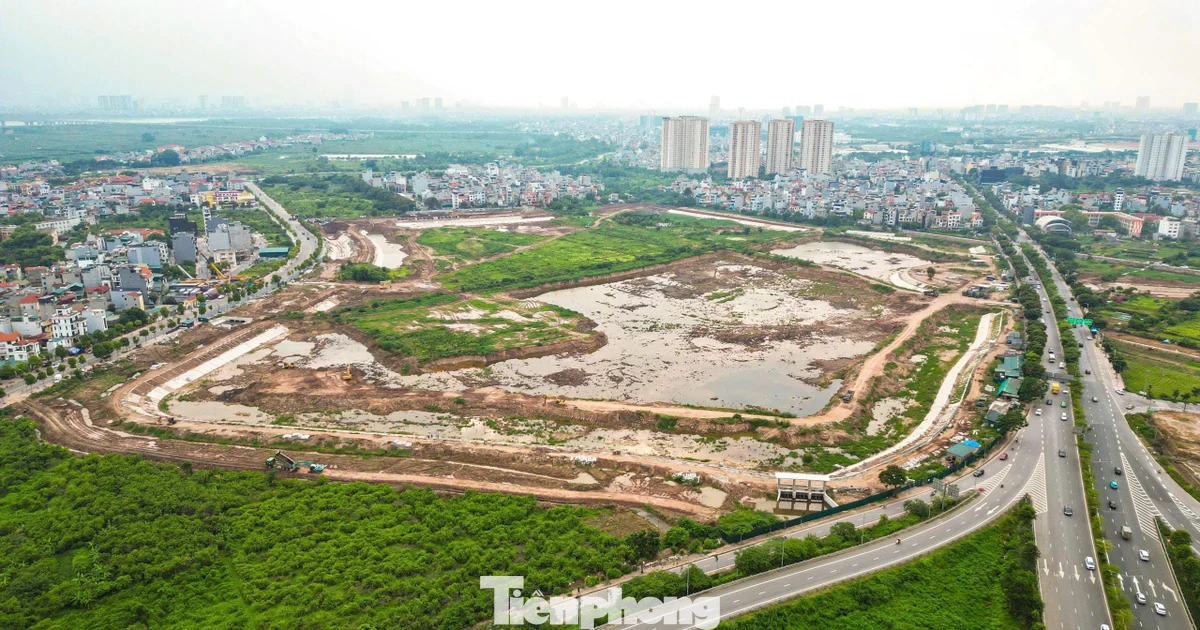 Dần lộ diện hồ điều hòa 972 tỷ đồng, tăng năng lực chống ngập phía Đông Hà Nội