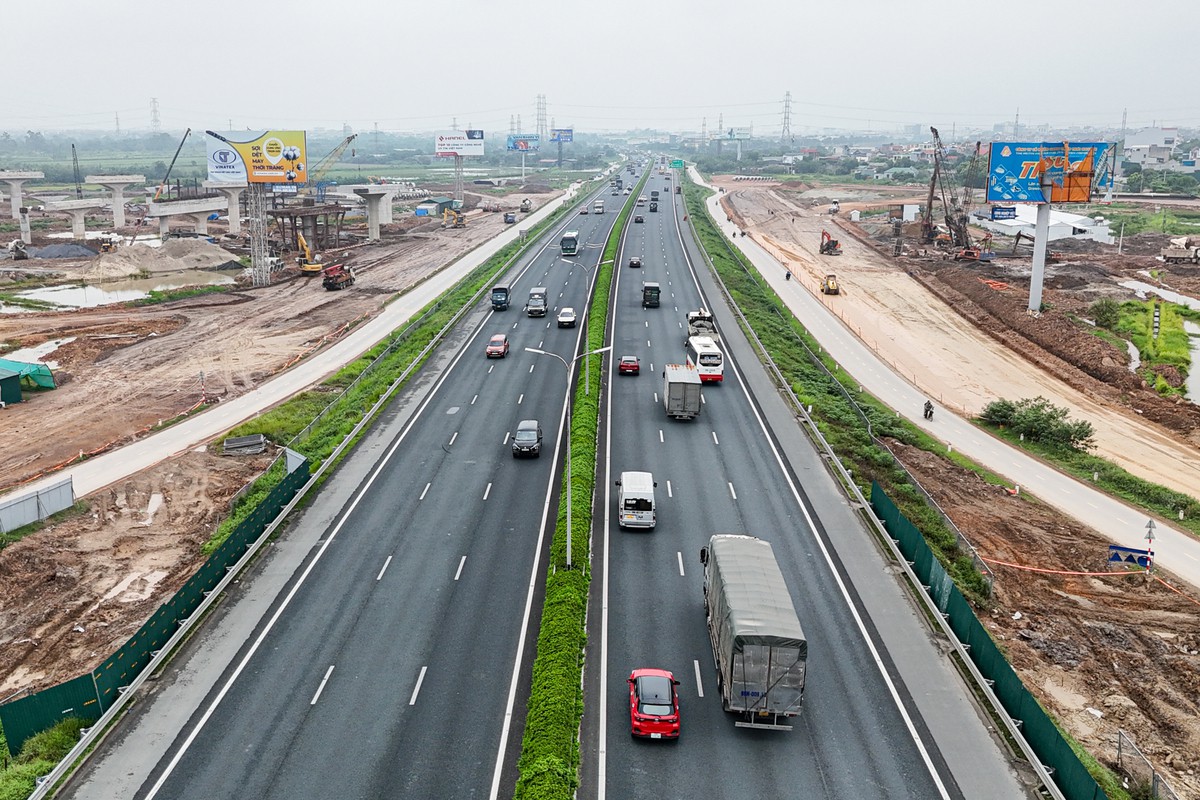 Hiện trạng cao tốc Pháp Vân – Cầu Giẽ được đề xuất mở rộng lên 10 – 12 làn xe