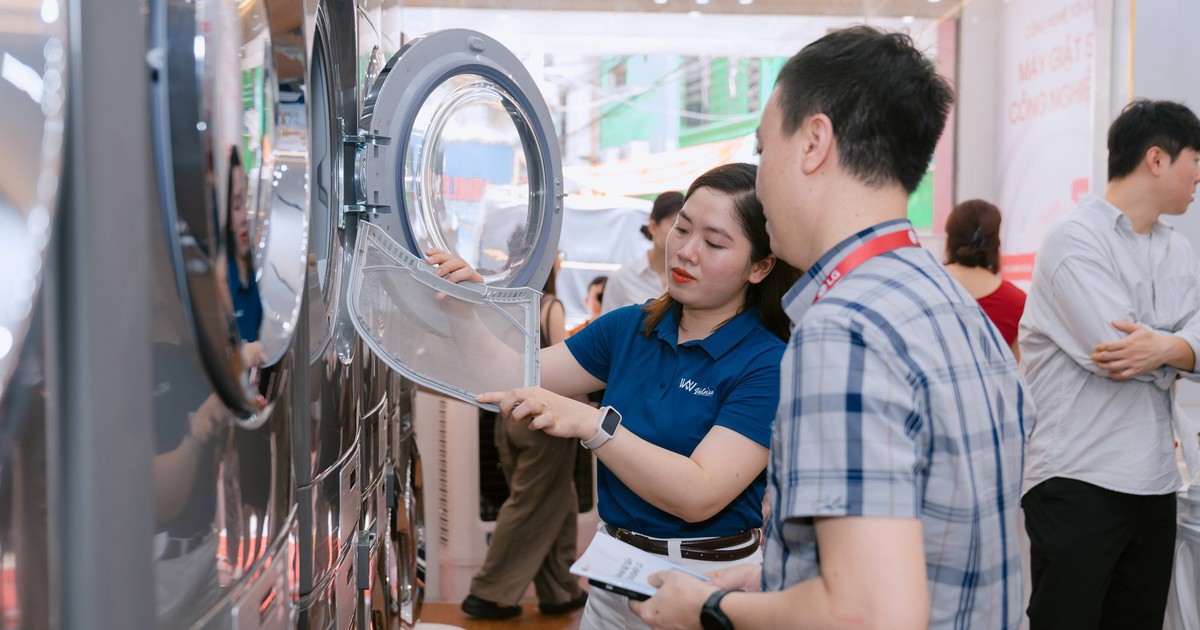 Giới thiệu mô hình giặt sấy thông minh tại Việt Nam