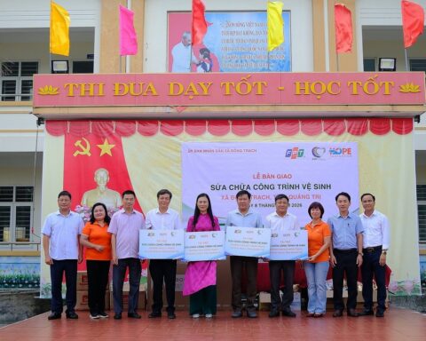 FPT chung tay cải tạo 15 công trình vệ sinh học đường tại Quảng Trị