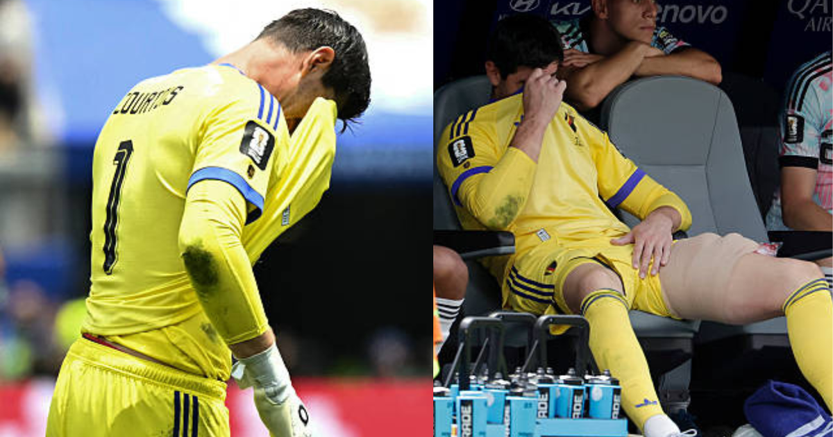 Courtois rời sân trong nước mắt vì chấn thương, cay đắng nhìn Bỉ thua nghiệt ngã trước Tây Ban Nha