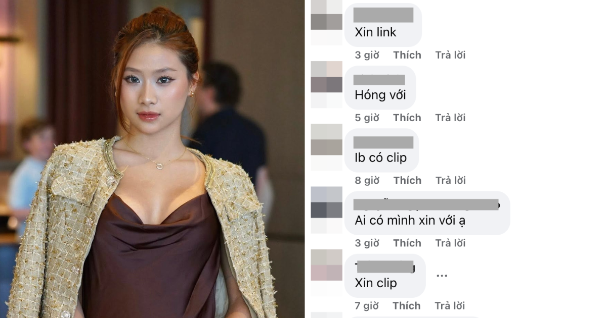 Phản cảm loạt bình luận “xin link” clip Louis Phạm