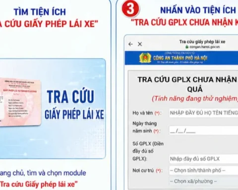 Từ 13/7, người dân ở Hà Nội có thể tự tra cứu tiến độ cấp, đổi GPLX