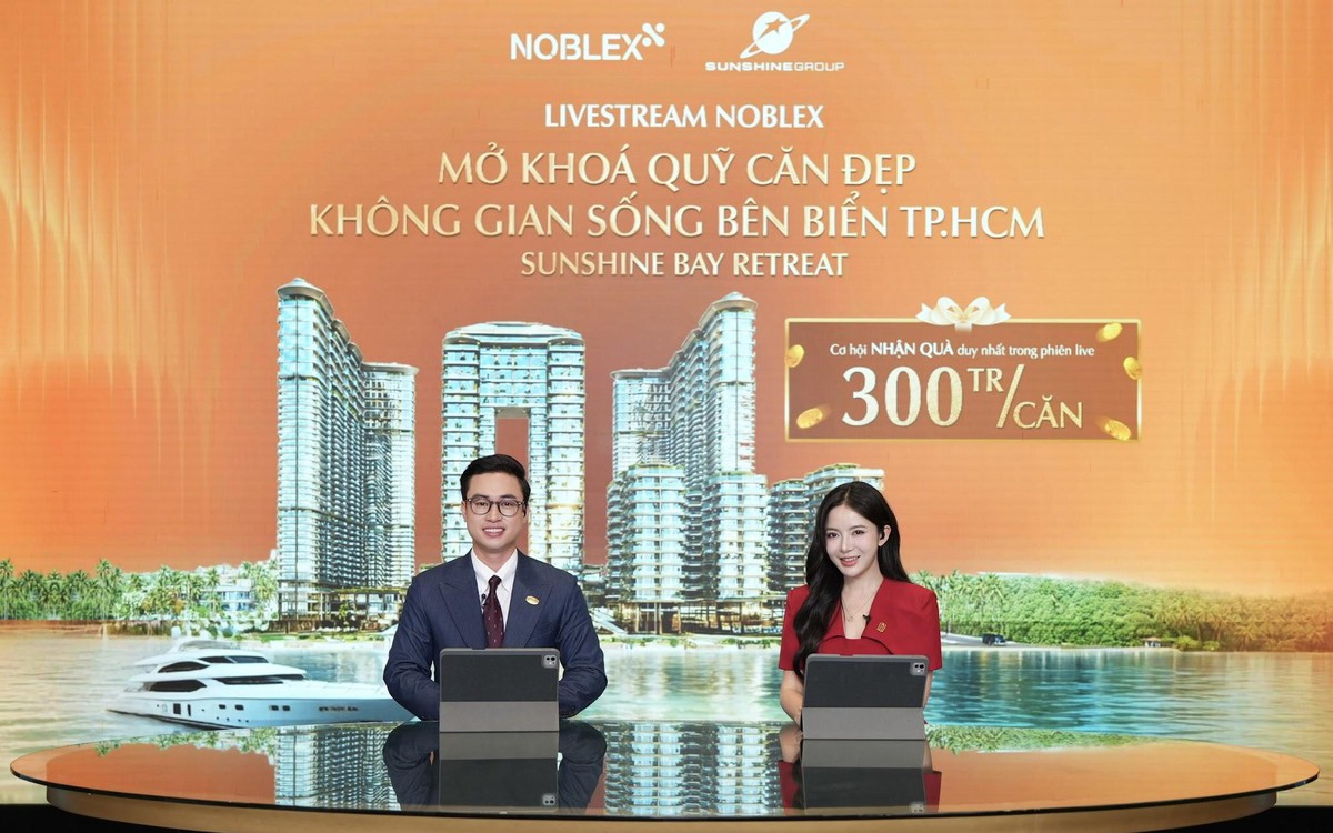 Sunshine Bay Retreat hút 30.000 lượt xem livestream, tặng ngay 300 triệu đồng /căn cho khách giành quyền mua thành công