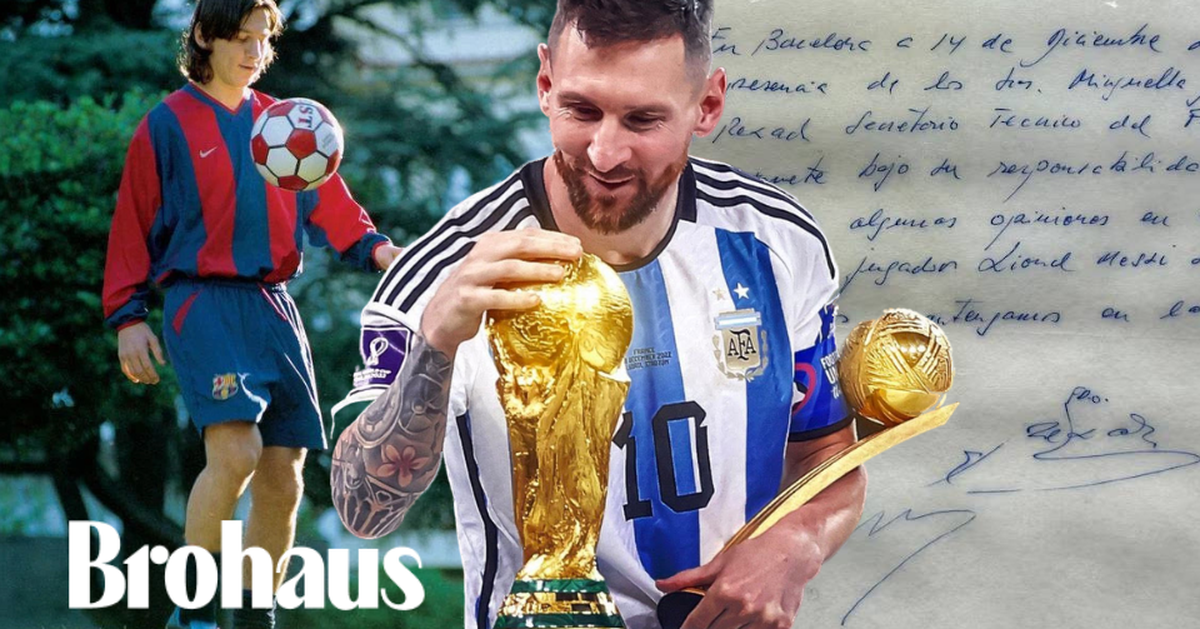 Tờ khăn giấy hơn 25 tỷ đồng của Messi