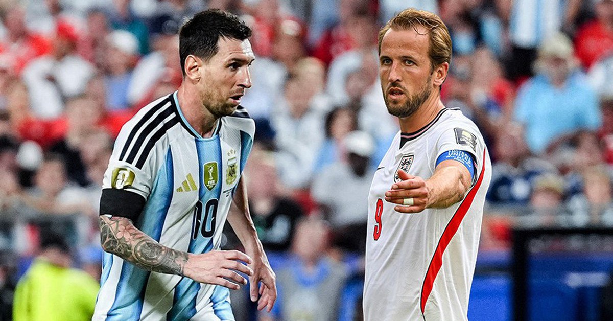 “Đại chiến” Anh vs Argentina lúc 2h00 ngày 16/7: Messi đối đầu Bellingham, Harry Kane giành vé vào chung kết World Cup
