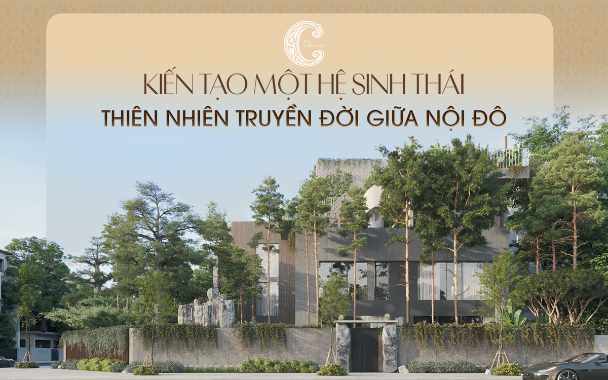 Kiến tạo một hệ sinh thái thiên nhiên truyền đời giữa nội đô