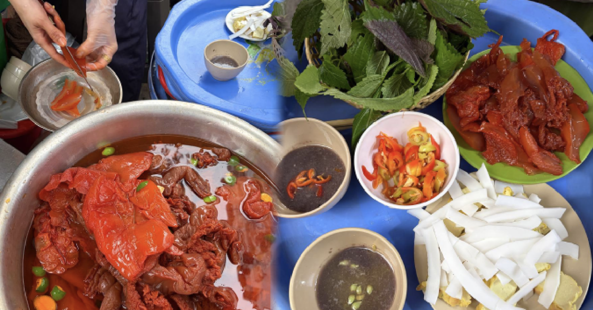 Đặc sản người Hà Nội nào cũng ăn nhưng không làm tại đây, màu đỏ không phải thật và chỉ có đúng một mùa trong năm