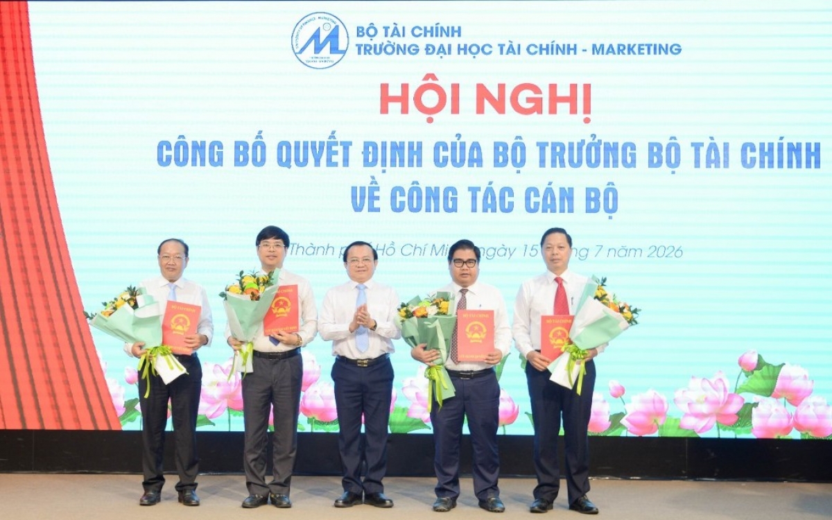 Trường Đại học Tài chính – Marketing kiện toàn Ban Giám hiệu, tạo nền tảng cho giai đoạn phát triển mới