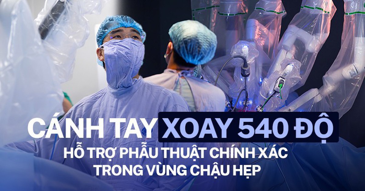 Bệnh viện K ứng dụng robot Da Vinci Xi trong điều trị ung thư trực tràng