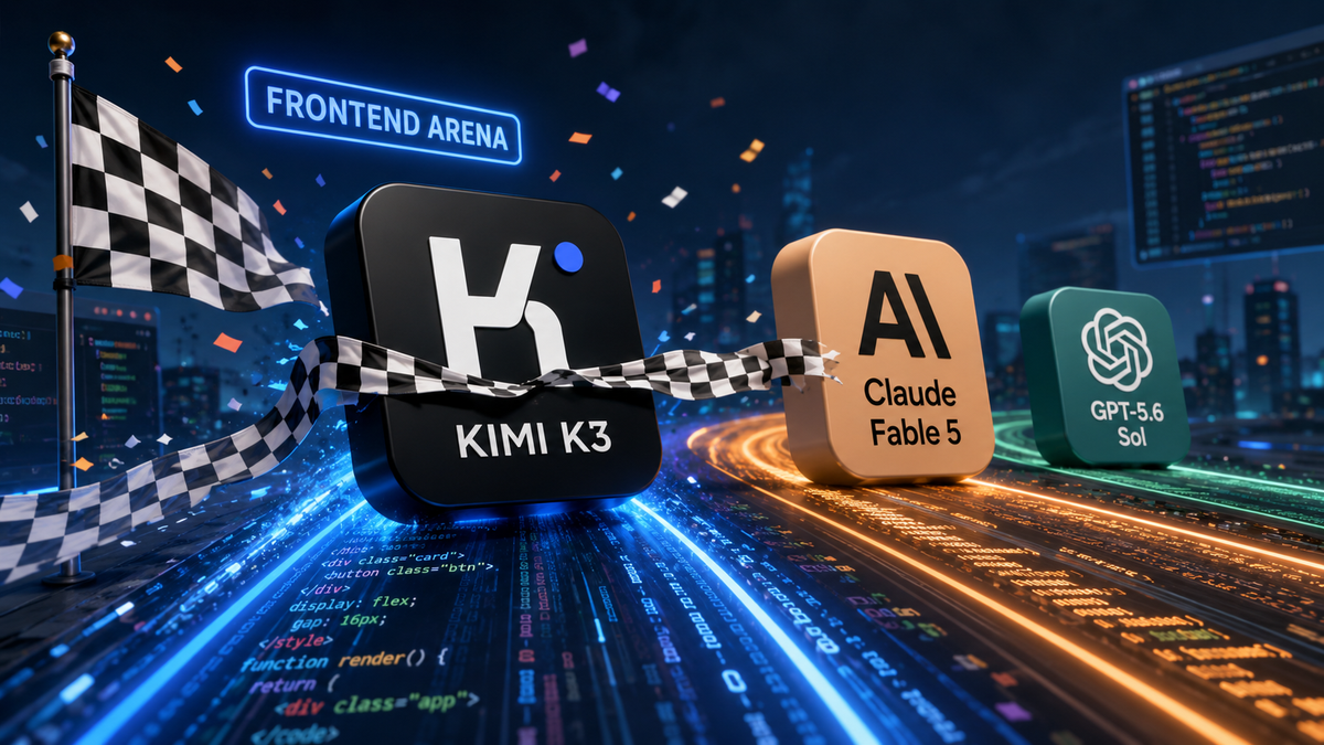 Lần đầu tiên trong lịch sử, model AI Trung Quốc đứng đầu benchmark lập trình giao diện, vượt mặt Claude Fable 5