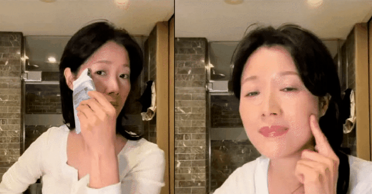 51 tuổi vẫn giữ làn da căng mịn nhờ tuýp retinol “2in1”: Trẻ hóa da kết hợp massage cải thiện độ ăn chắc