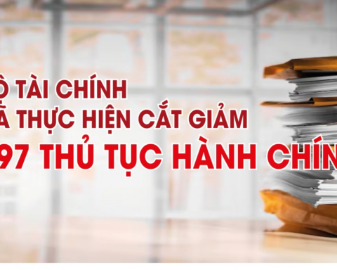 Infographics: Bộ Tài chính đã thực hiện cắt giảm 797 thủ tục hành chính