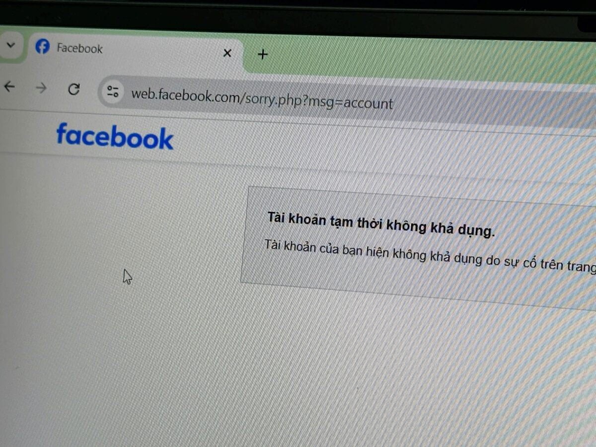 Facebook gặp sự cố trên phiên bản web, người dùng không thể truy cập