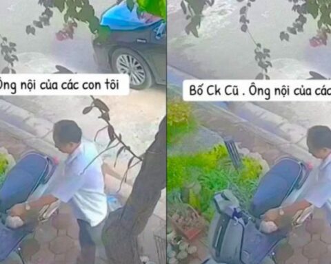 Người đàn ông lặng lẽ treo túi đồ ăn lên xe con dâu cũ: Cảm động câu chuyện phía sau