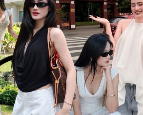 Mỹ nữ mặt xinh dáng đẹp, diện đồ cơ bản mà khí chất ngút ngàn: Nhìn là muốn thả tim ầm ầm