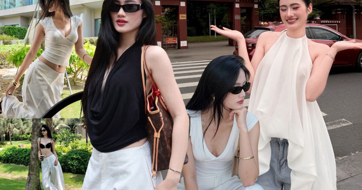 Mỹ nữ mặt xinh dáng đẹp, diện đồ cơ bản mà khí chất ngút ngàn: Nhìn là muốn thả tim ầm ầm