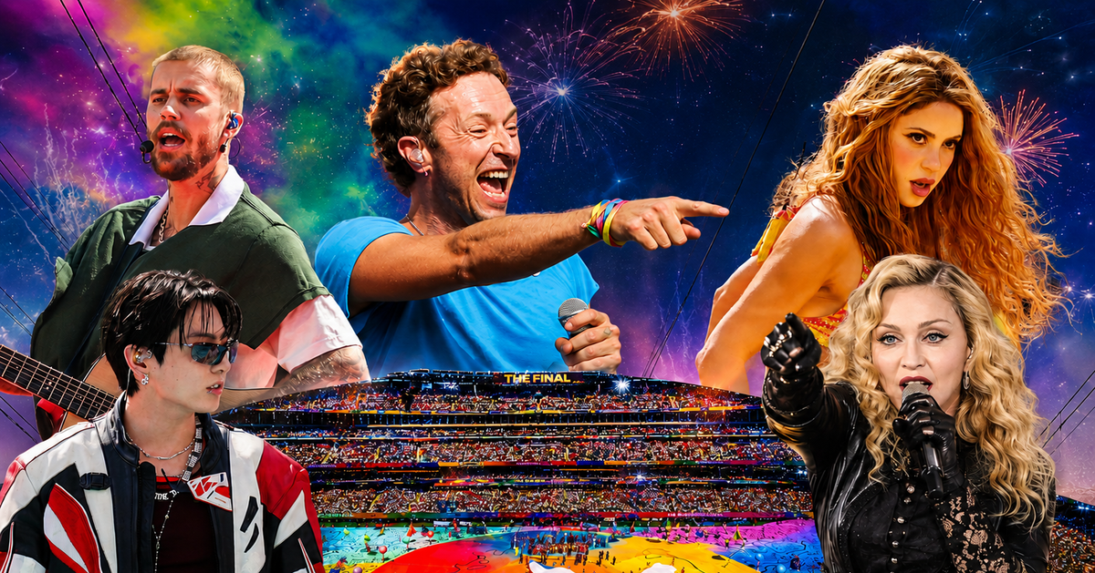 Halftime show đầu tiên trong lịch sử World Cup: 4 siêu sao thi nhau “vùng vẫy” trong 11 phút hỗn loạn