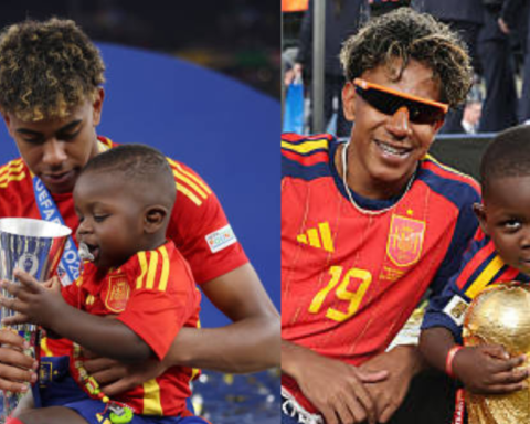 Em trai Lamine Yamal giật “spotlight”: 2 tuổi ôm cúp Euro, 4 tuổi nâng cúp vô địch World Cup