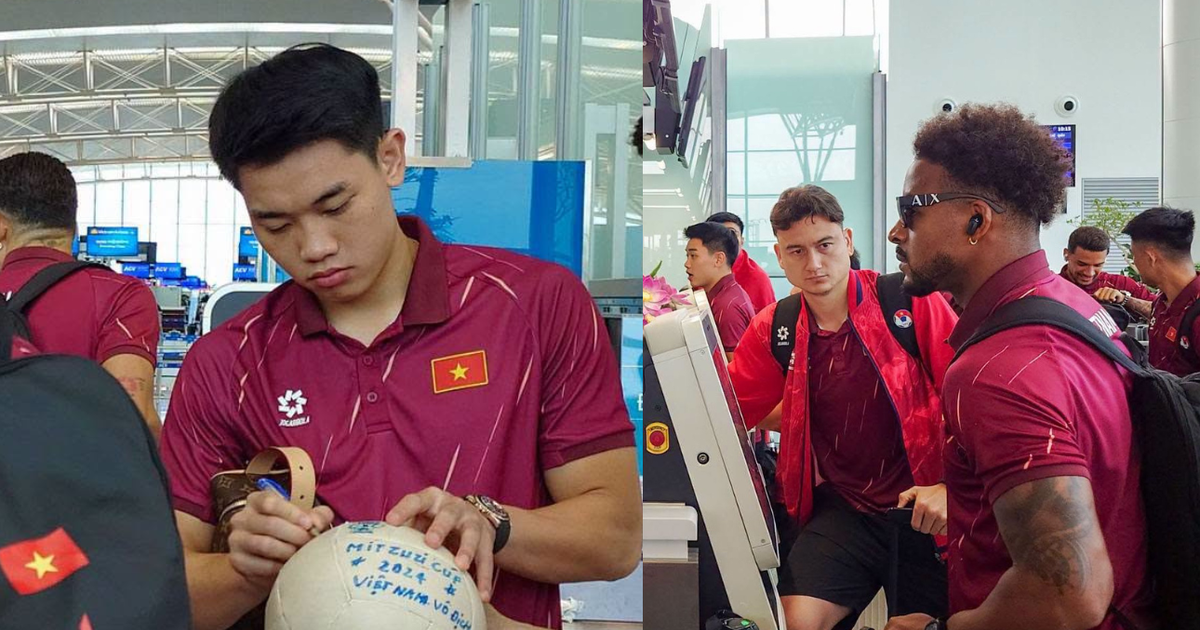 Đình Bắc được fan vây xin chữ ký, tuyển Việt Nam lên đường sang Thái Lan quyết tâm bảo vệ ngôi vương ASEAN Cup 2026
