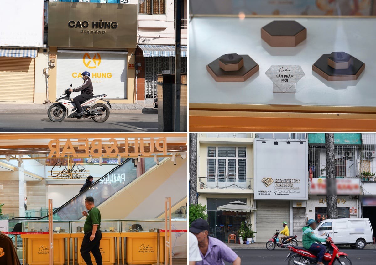 Cửa hàng lớn đua nhau dừng hoạt động, thị trường kim cương TP.HCM ‘đóng băng’