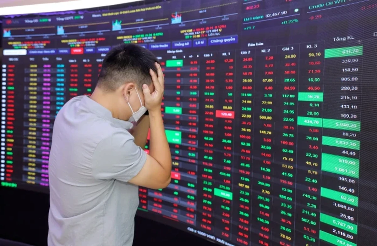 Chứng khoán lao dốc, loạt cổ phiếu nằm sàn