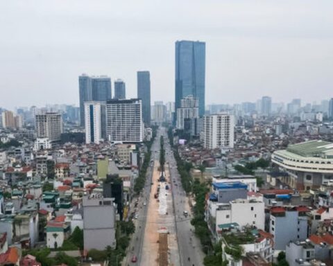 Cận cảnh công trường ga ngầm S1 trên đường Văn Cao