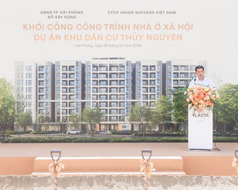 Khởi công khu nhà ở xã hội quy mô gần 1.000 căn tại Khu đô thị Vlasta – Thủy Nguyên
