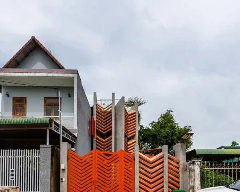 Ngôi nhà được thiết kế từ cảm hứng về họa tiết trên trang phục của người bản địa