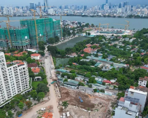 Lộ diện mạo tuyến đường 90m ven Hồ Tây