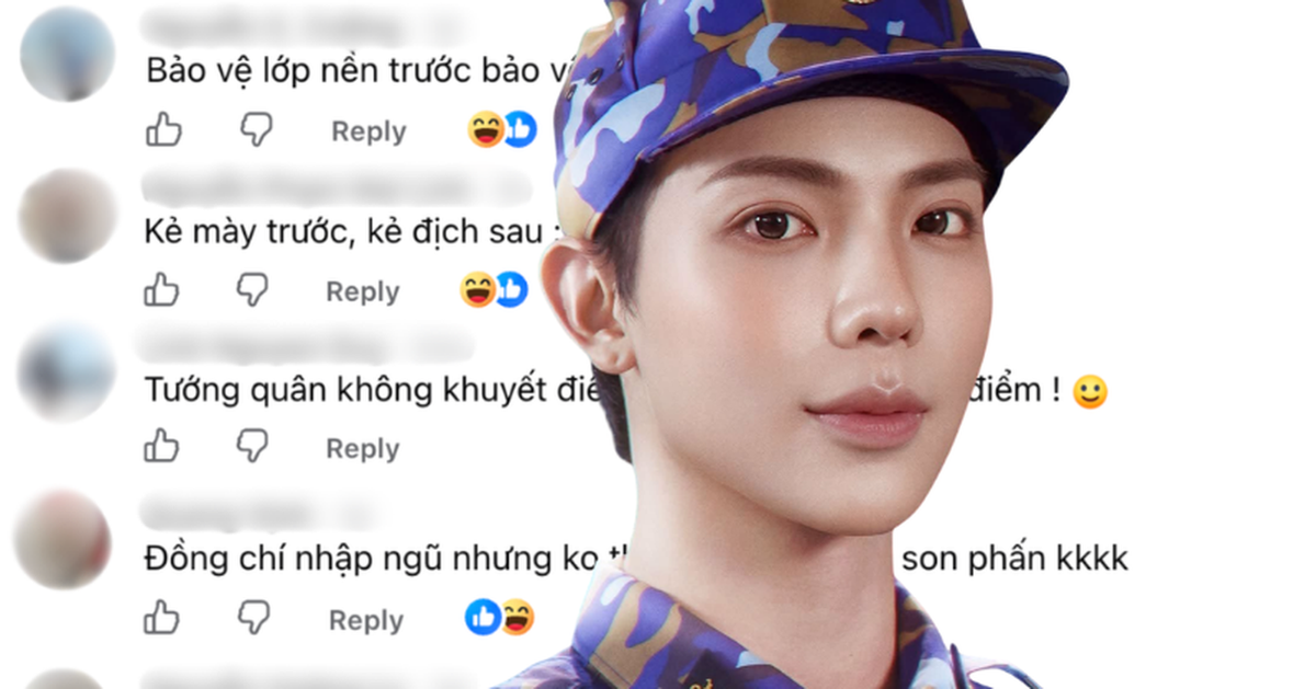 Hàng trăm bình luận gọi Erik là “tướng quân kem nền phiên bản Việt”