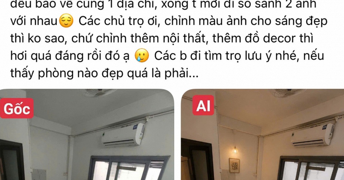 “Pháp sư AI” đại náo thị trường phòng trọ: Ảnh quảng cáo long lanh như Pinterest, khách xem ngoài đời ôm đầu vỡ mộng