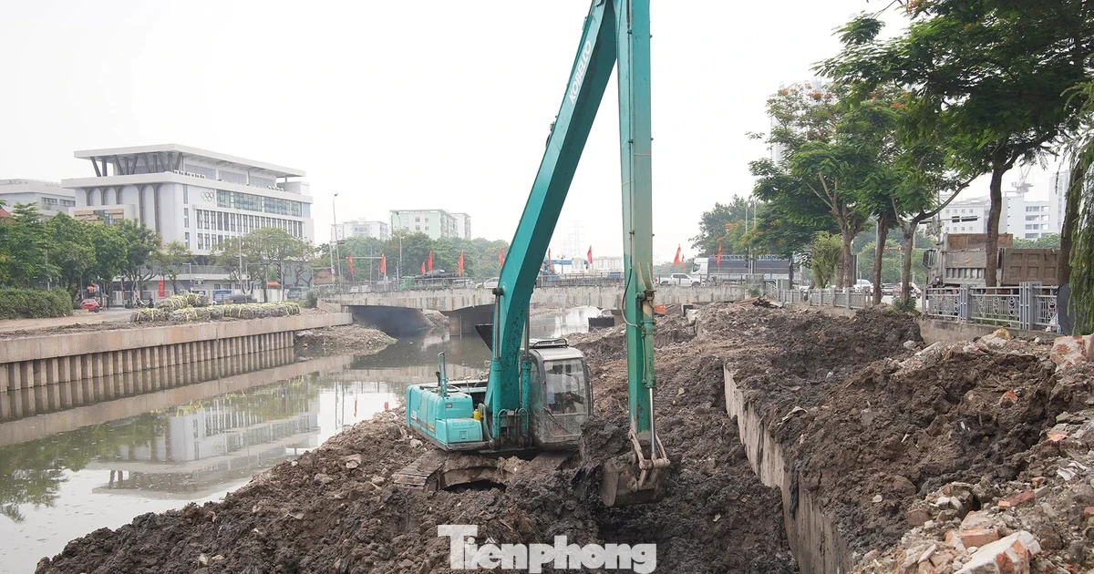 Dự án dẫn nước lưu vực sông Tô Lịch hơn 680 tỷ gặp khó trong việc tìm bãi đổ đất thải
