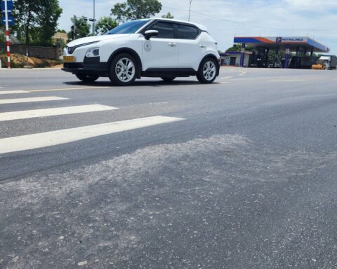 Cận cảnh dự án đường gần 1,4km hơn 100 tỷ chưa bàn giao đã lún ở Huế