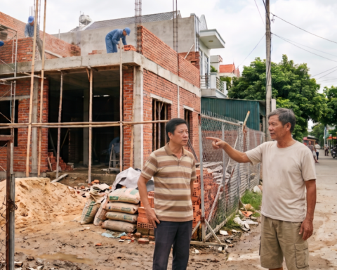 Hàng xóm chỉ cho xây 2 tầng vì sợ che cửa sổ, tôi xây ‘trộm’ lúc họ du lịch