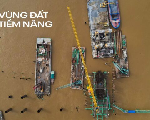 Ngắm đại công trường xây cầu 16.000 tỷ ở trung tâm Hà Nội: 100 máy móc, hơn 500 nhân sự, dùng lượng thép gấp 5 cầu Long Biên