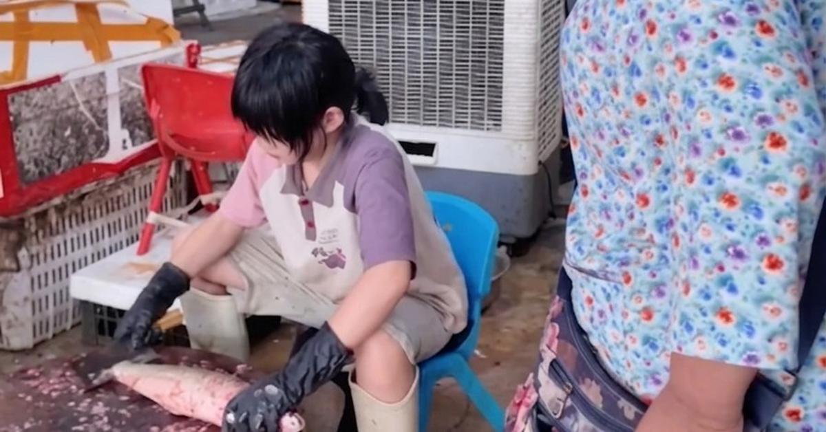 Sự thật về bức ảnh bé gái ngồi mổ cá khiến cư dân mạng bật khóc: Tôi cũng muốn dạy được đứa con hiếu thảo như vậy!