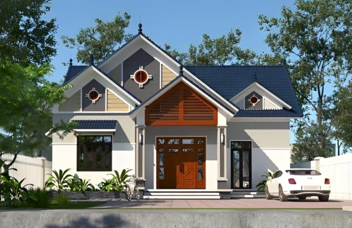 Chi phí xây nhà mái Thái 1 tầng 3 phòng ngủ 100m² bao nhiêu?